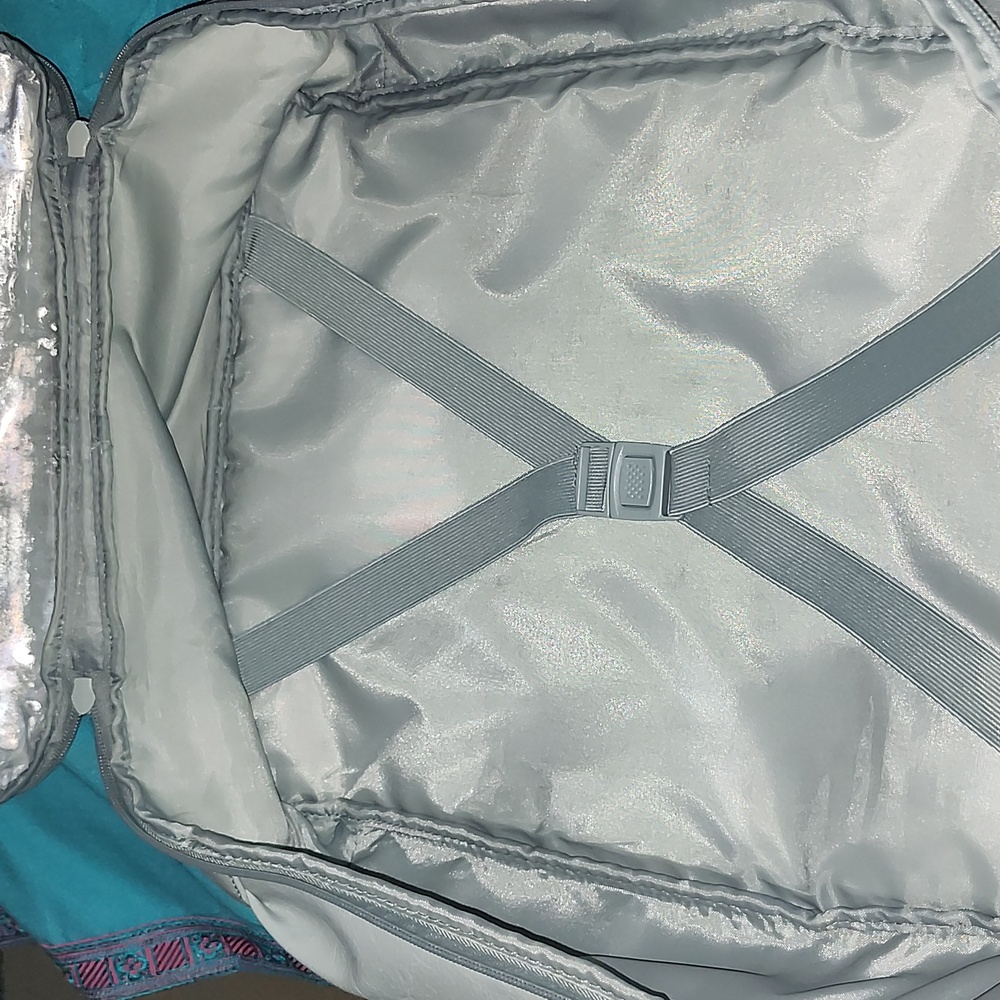 NEW AUTHENTIC BEIS, CANVAS AND LEATHER TRAVEL BACKPACK. - Picture 8 of 16